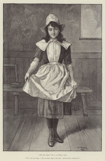 La chica nueva de George Adolphus Storey